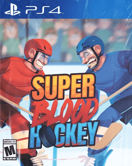 Super Blood Hockey box art for Playstation 4